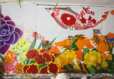 Mural in Progress
