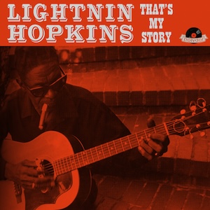 Album cover, "Lightnin Hopkins: That's My Story," 1969