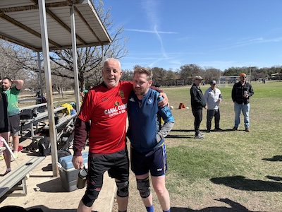 Kevin McManus and Adrian Brett are founding members of the San Antonio Gaelic Athletic Club.