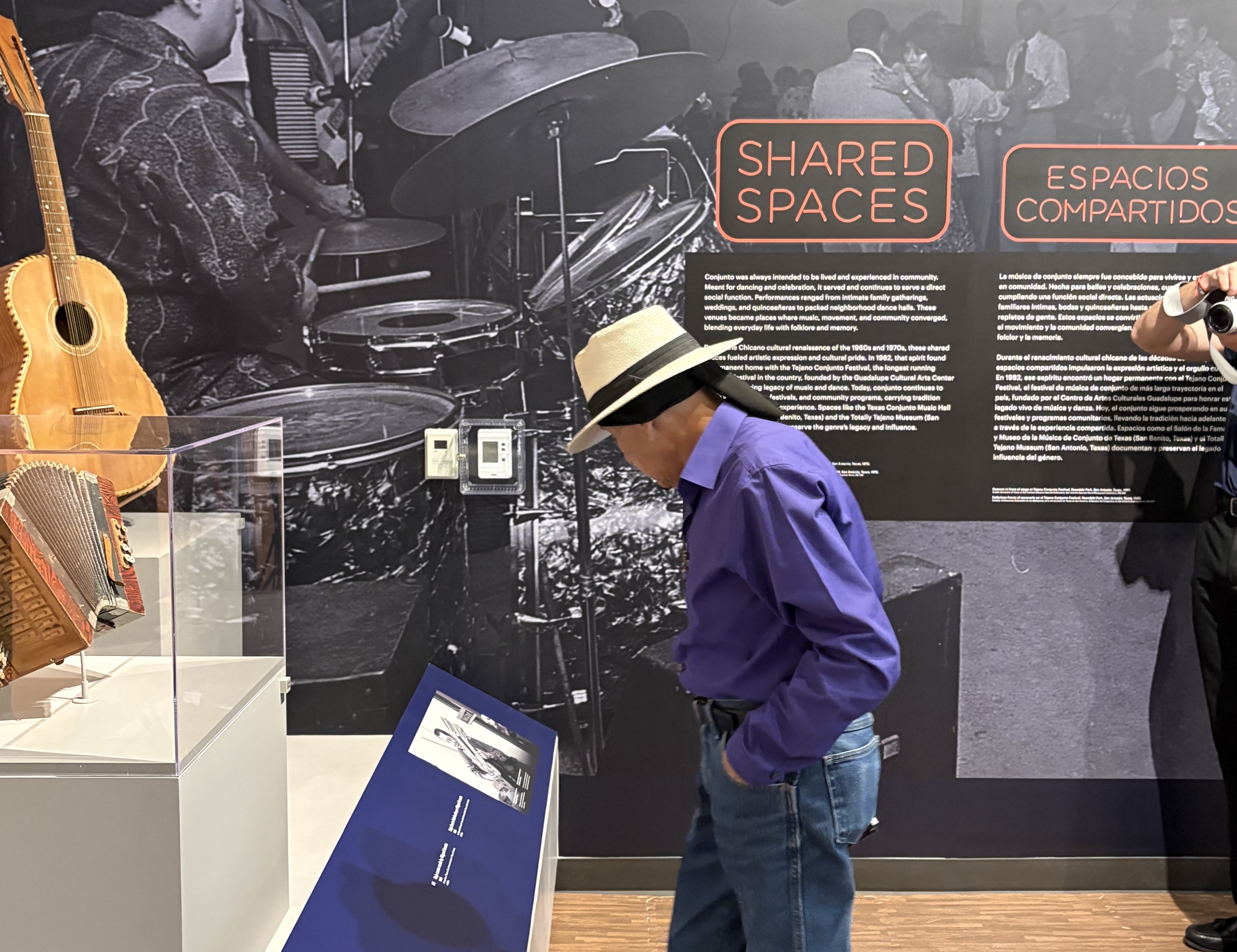 Roger Hernandez from the Totally Tejano Hall of Fame and Museum shared his knowledge and memories of the performers, dance halls and folktales that shaped conjunto music in San Antonio and beyond.