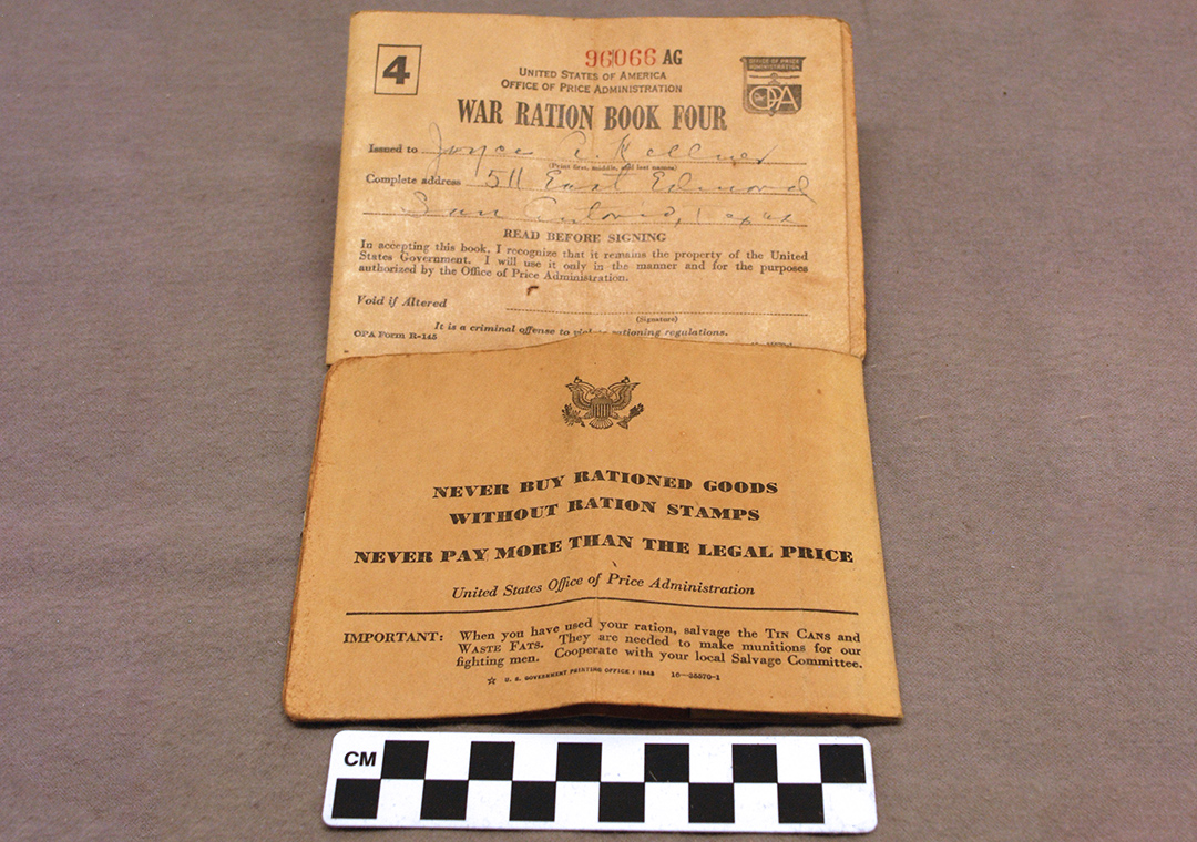 War Ration Book | UTSA Institute Of Texan Cultures