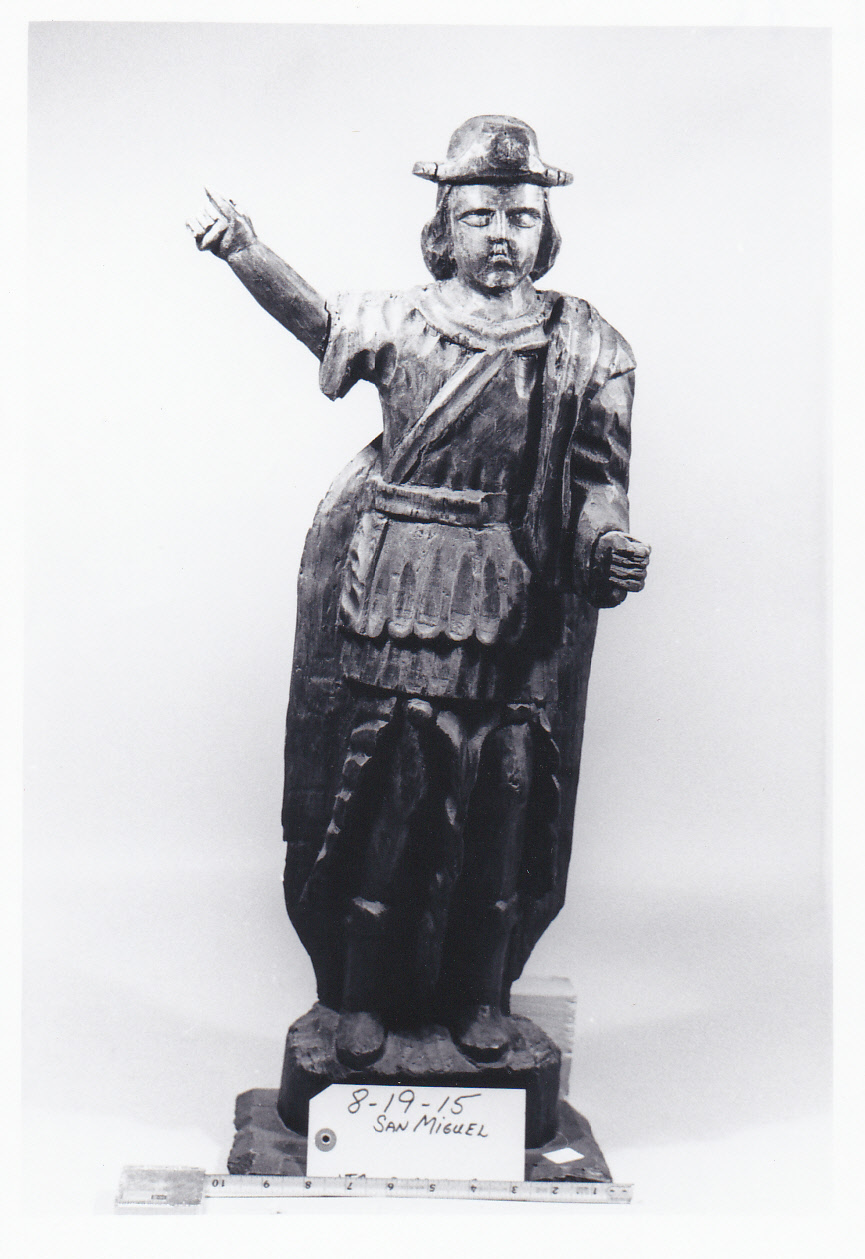Object: Statuette (Statuette of Saint Michael) | UTSA Institute Of Texan Cultures