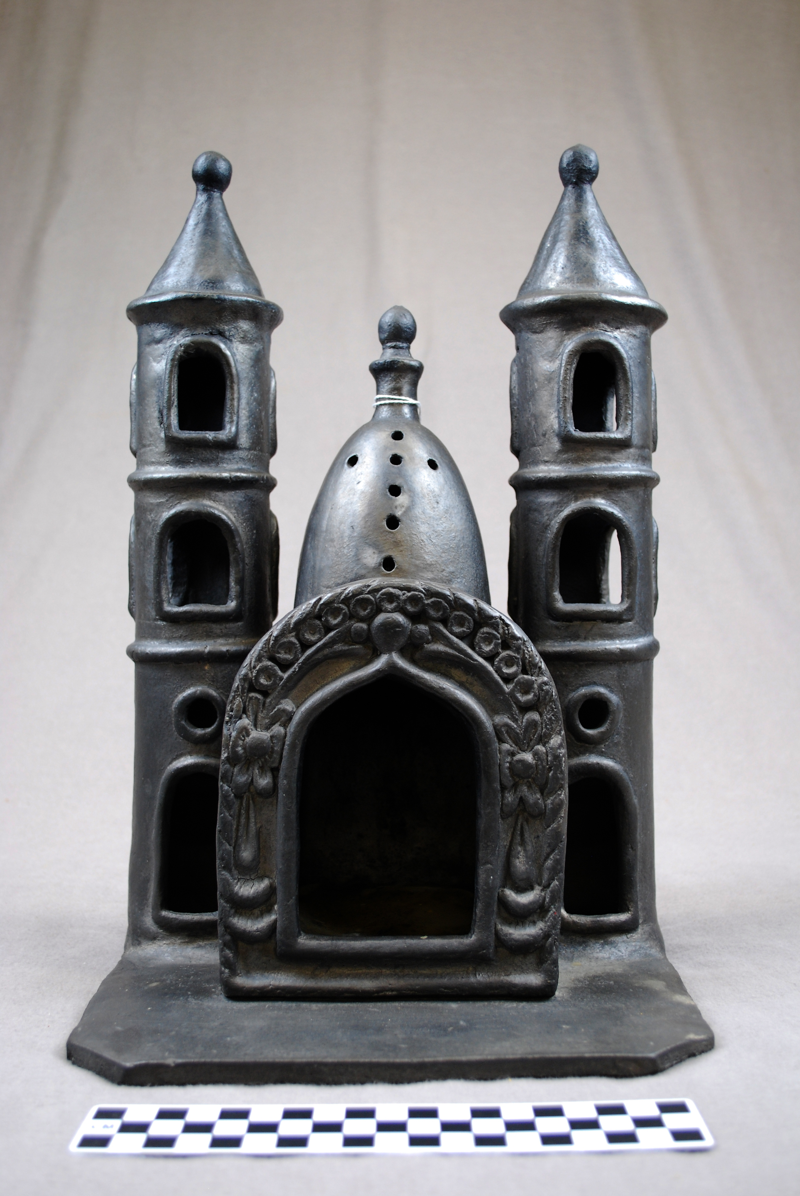 Object: Altarpiece (miniature cathedral Altarpiece) | UTSA Institute Of Texan Cultures