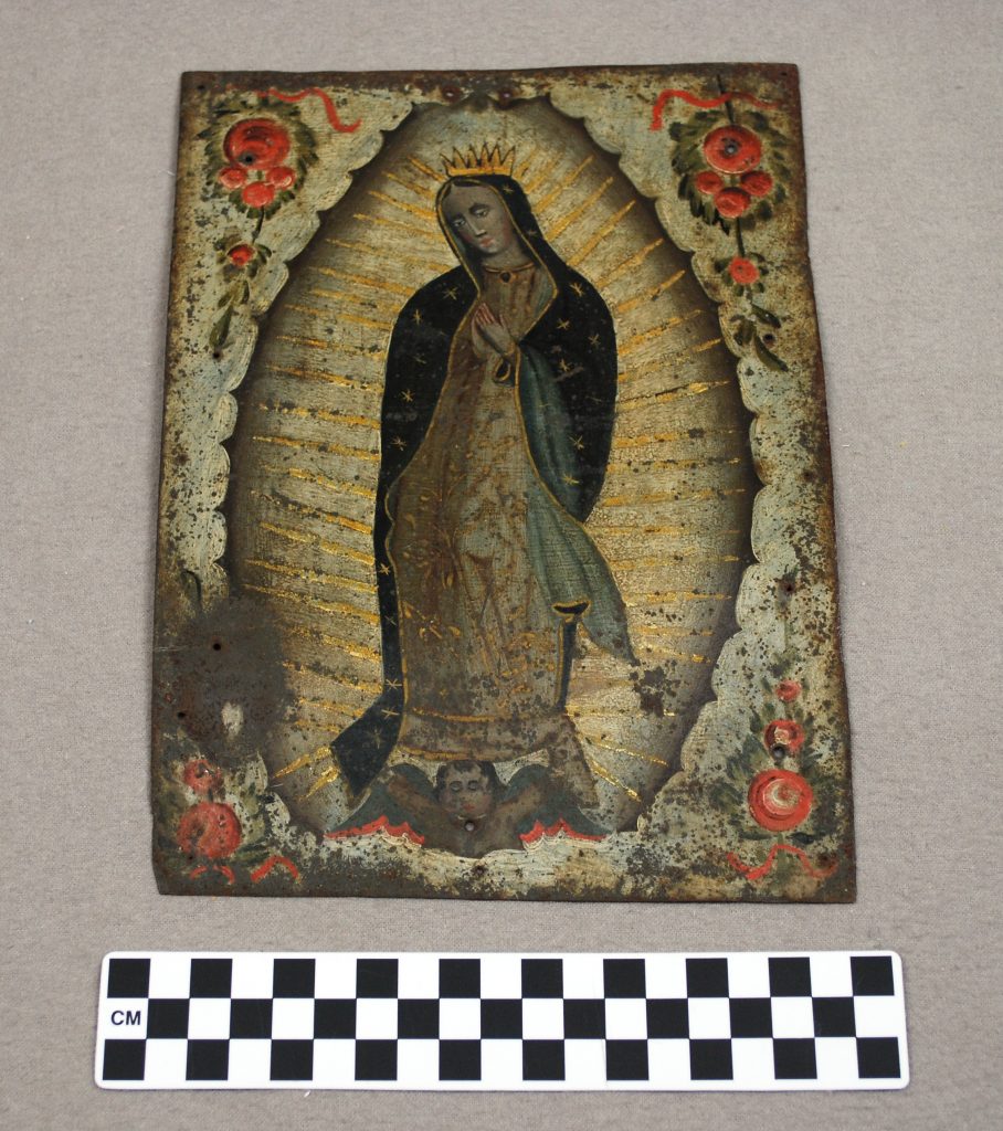 Object: Retablo (The Virgin of Guadalupe) - UTSA Institute Of Texan Cultures