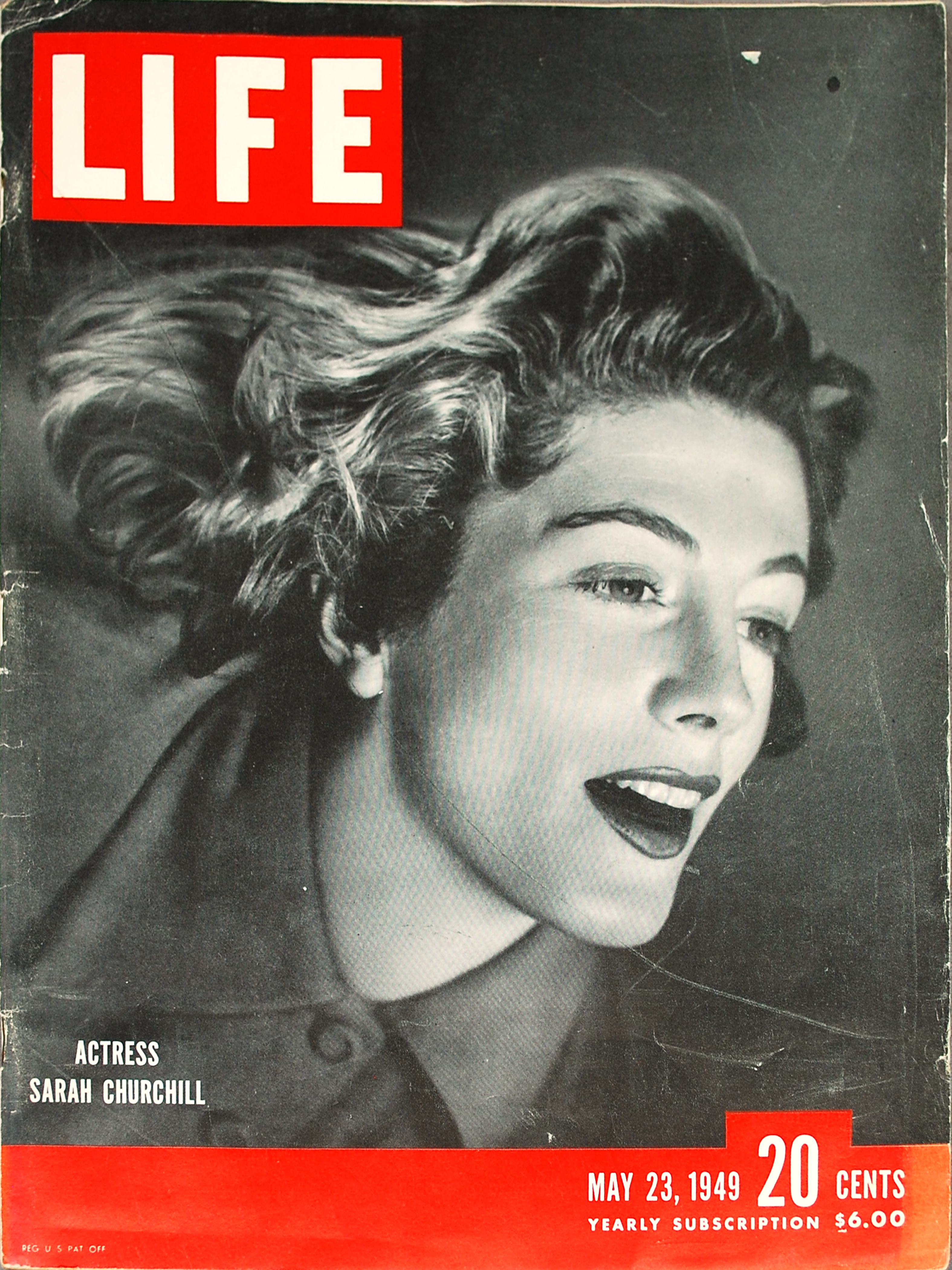 Object: Magazine (LIFE Magazine (Actress Sarah Churchill)) | UTSA Institute Of Texan Cultures