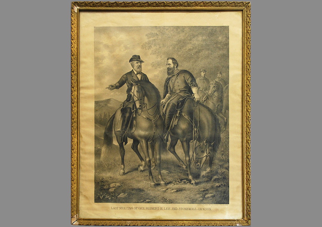 Print of Last Meeting of General Robert E. Lee and Stonewall Jackson | UTSA Institute Of Texan Cultures